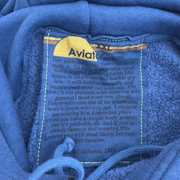 RARE Aviator Nation Laguna Beach sweatshirt - Picture 4 of 4